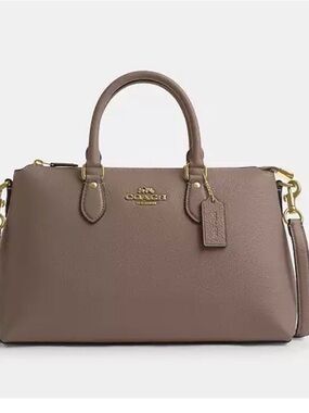 Coach Georgia Leather Satchel with Gold Hardware. NWT